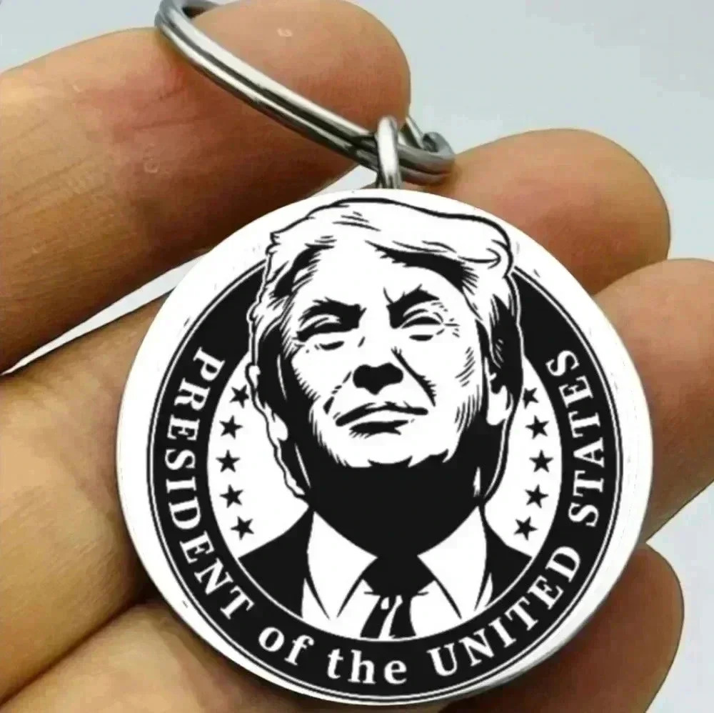Donald Trump President Hot Keychain